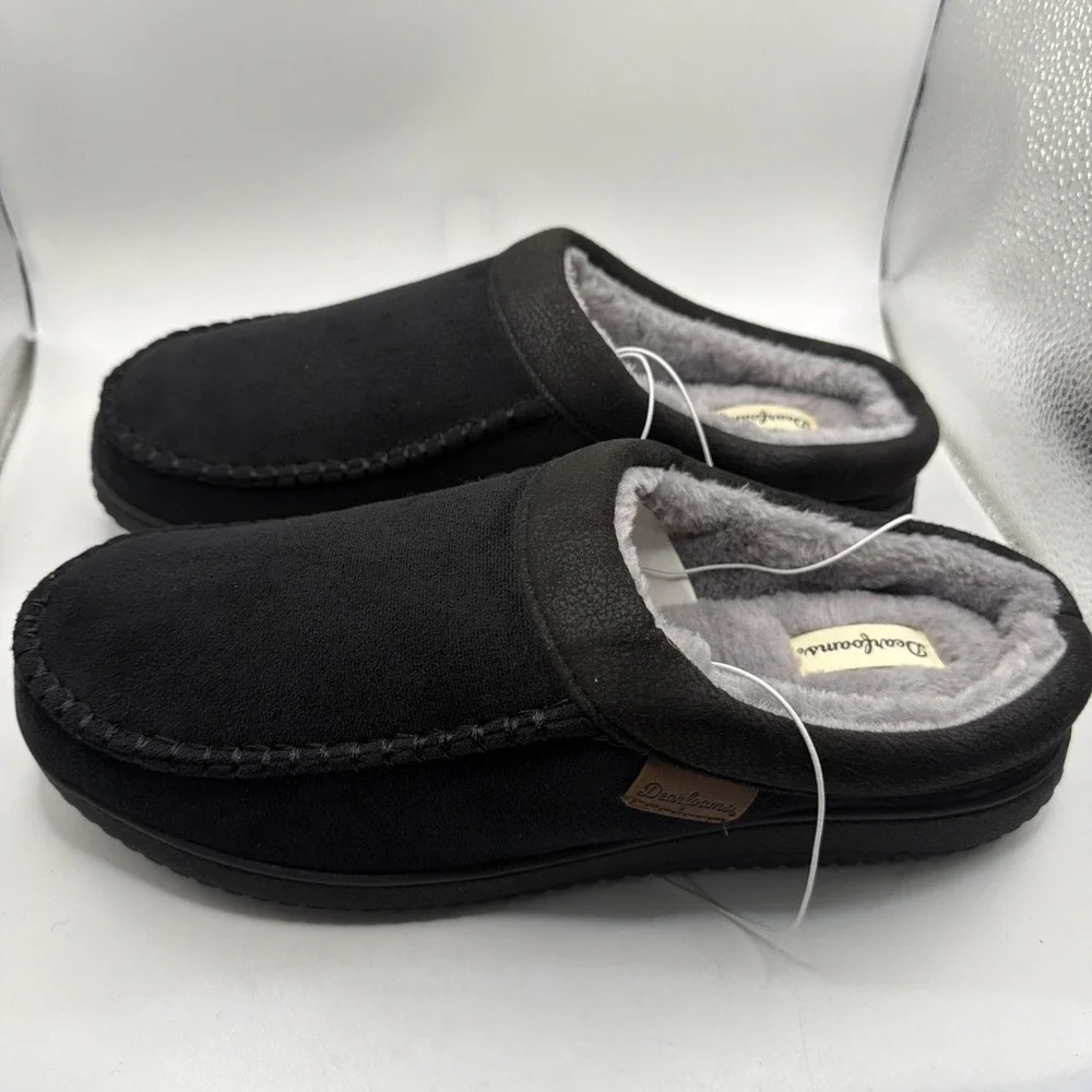 Dearfoams Men's Memory Foam Indoor/Outdoor Slippers Size Large 11-12 NEW